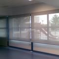 Instalacion estores y cortinas en Fundacion BOBATH