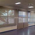 Instalacion estores y cortinas en Fundacion BOBATH