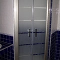 Revestimiento de baño azul