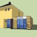 Dibujo En 3D De Vivienda Existente