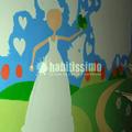Mural infantil princesa y sapo