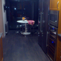 ampliacion de cocina en cristalera, parquet y cocina