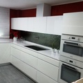 Cocina de blanca