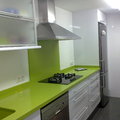 cocina en bario de la luz