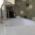 Detalle fregadero Integrity de Silestone