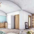 Interior Vivienda Obox.
