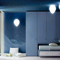 lámparas globo habitación infantil