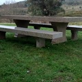 Mesa en jardín