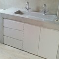 Mueble lavabo en Titanio