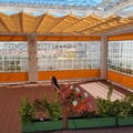 PERGOLA CON TOLDOS VERTICALES