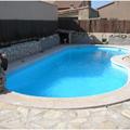 Piscina de poliéster y fibra de vidrio