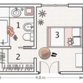 Planta Habitación Infantil