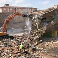 Tareas de demolición.