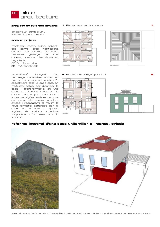 Reforma integral habitatge unifamiliar Llimanes
