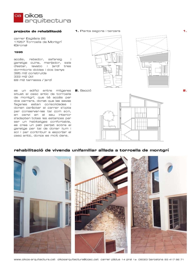 Rehabilitació vivenda unifamiliar aïllada Torroella de Montgrí