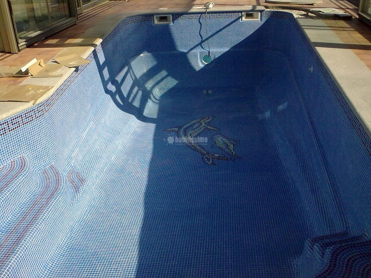 Rehabilitación de piscina de poliester con gresite