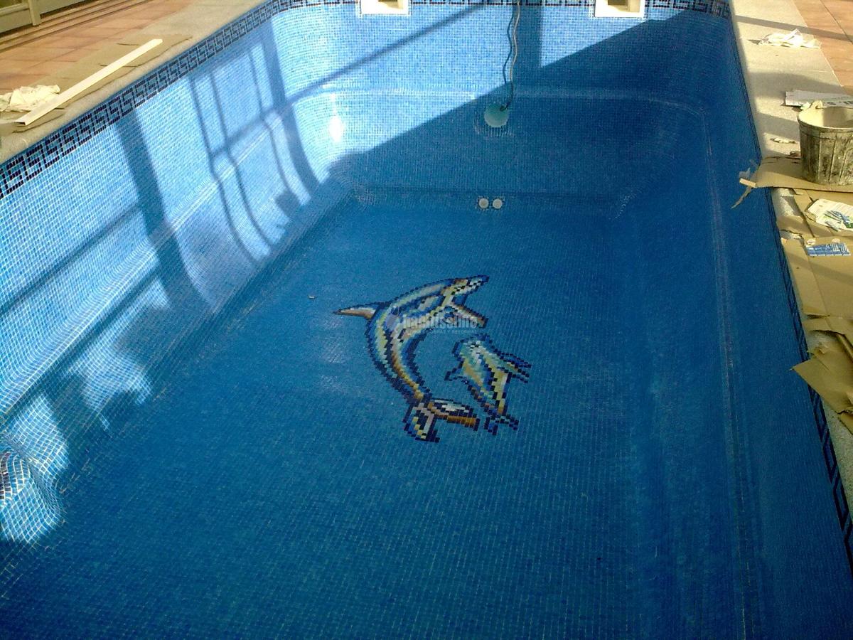 Rehabilitación de piscina de poliester con gresite