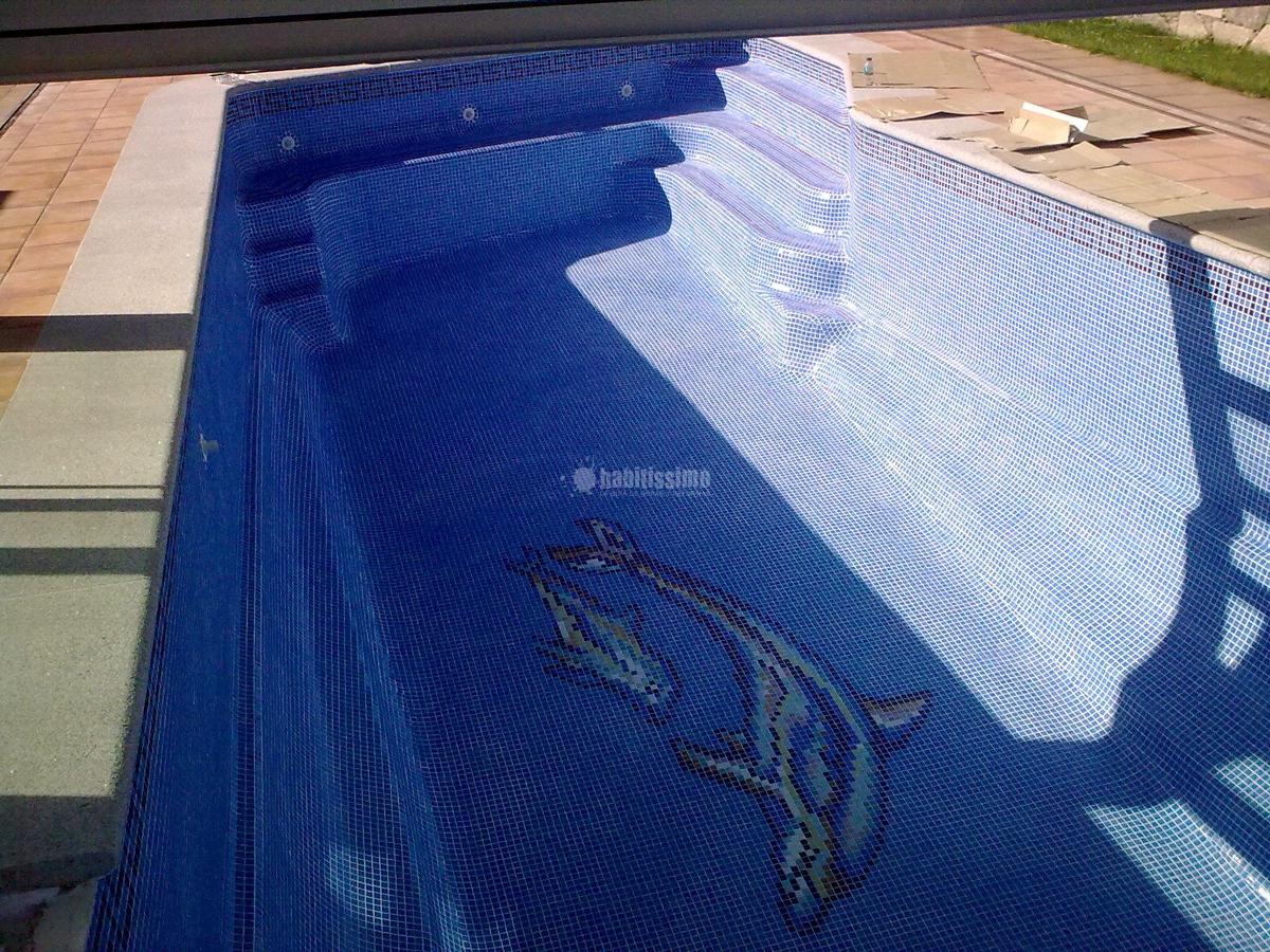 Rehabilitación de piscina de poliester con gresite