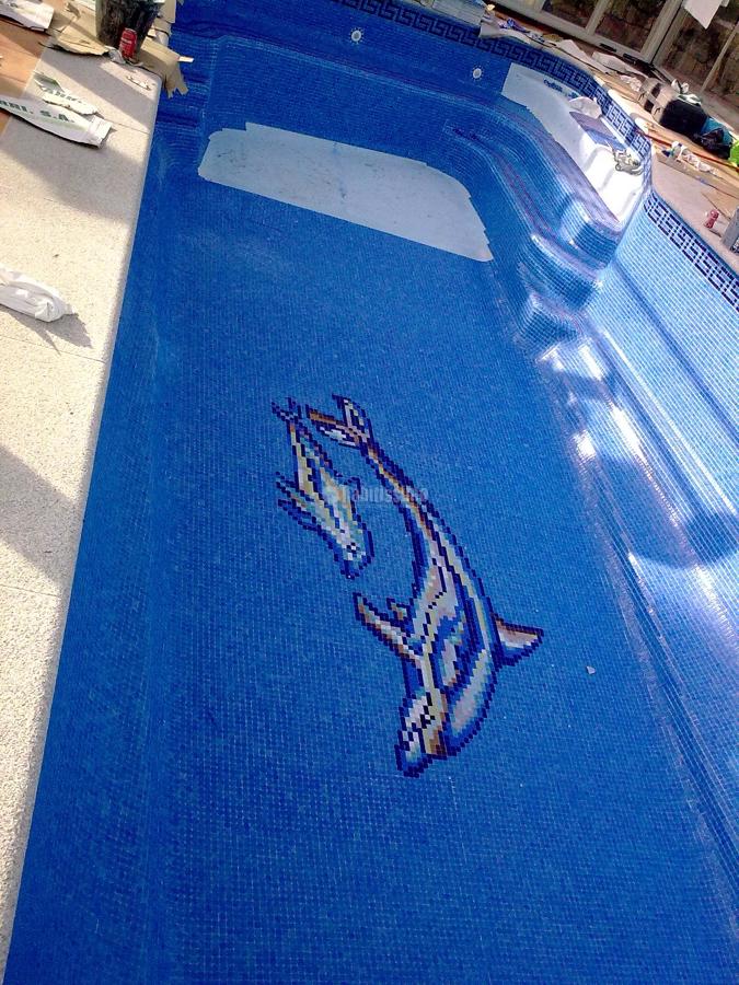 Rehabilitación de piscina de poliester con gresite