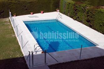 Piscina en vivienda unifamiliar