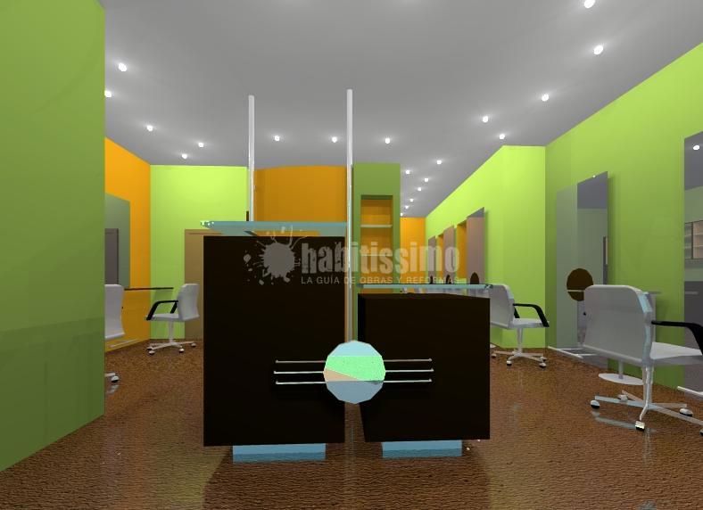 Proyecto de Interiorismo de Peluqueria Charo Muñoz