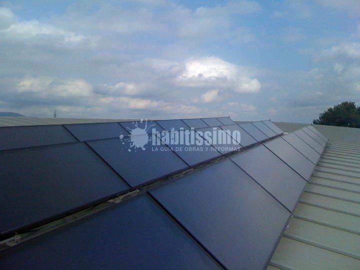 Instalacion ACS fototérmica para piscina climatizada