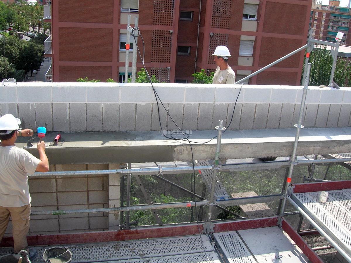 Rehabilitación de fachada del Ceip Rafael Alberti (Badalona)