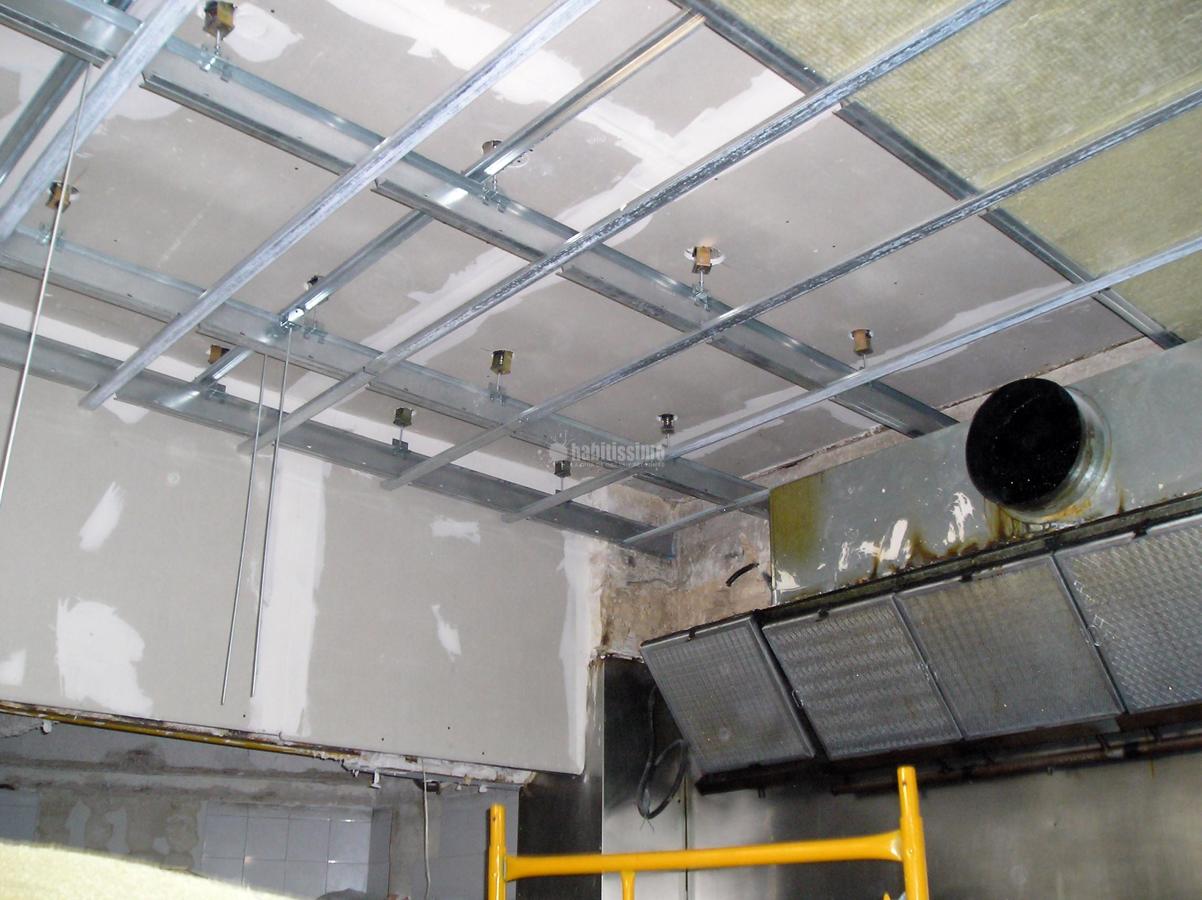 Techo acústico restaurante