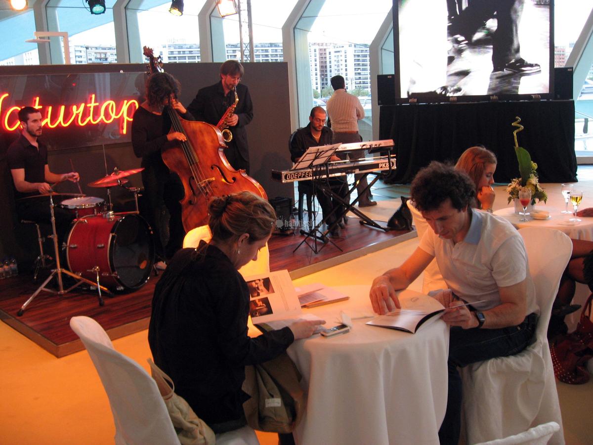 Suelos evento de presentación Naturtek en el Palau de les Arts