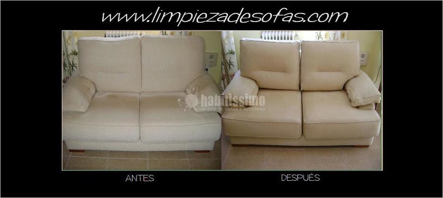 Limpieza de sofás