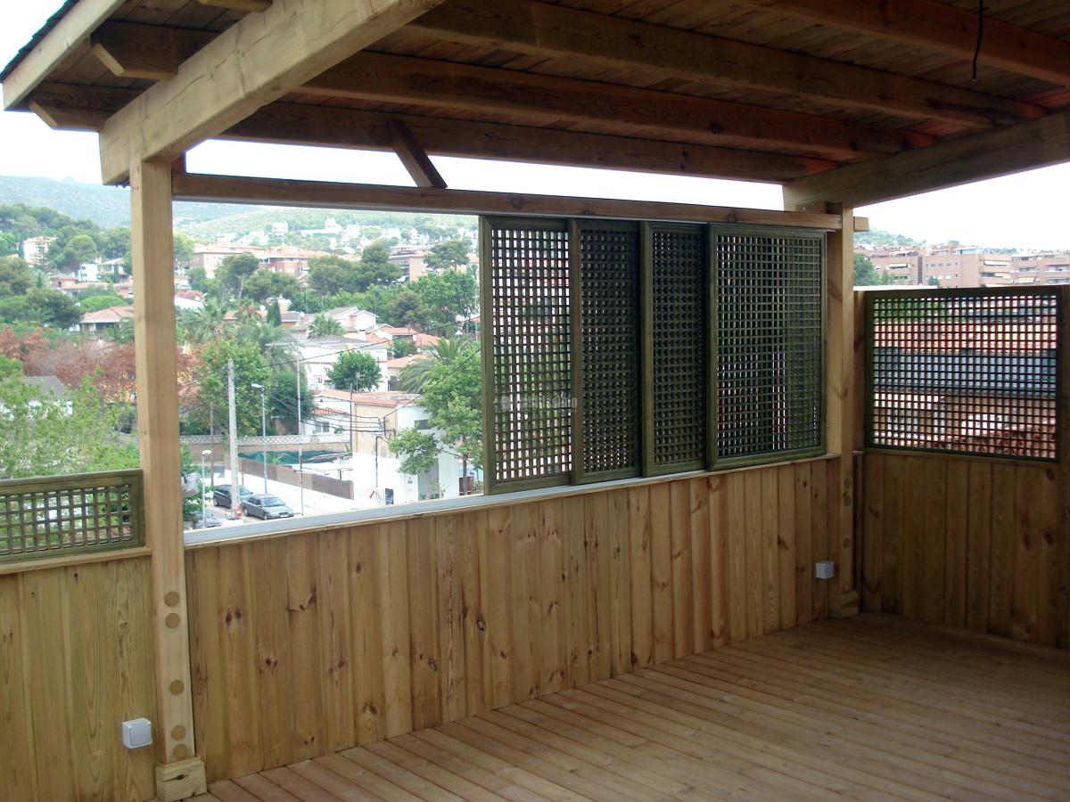 Tarima exterior de madera