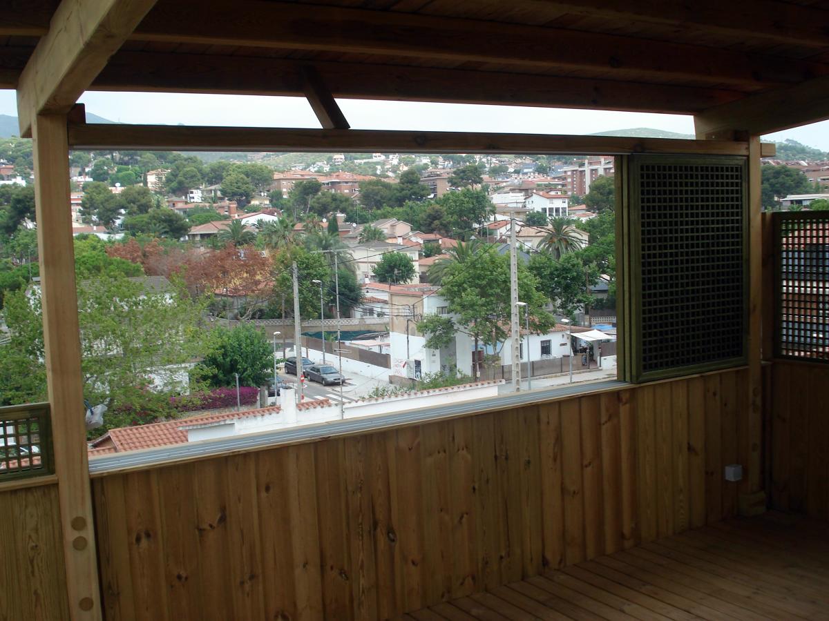 Tarima exterior de madera