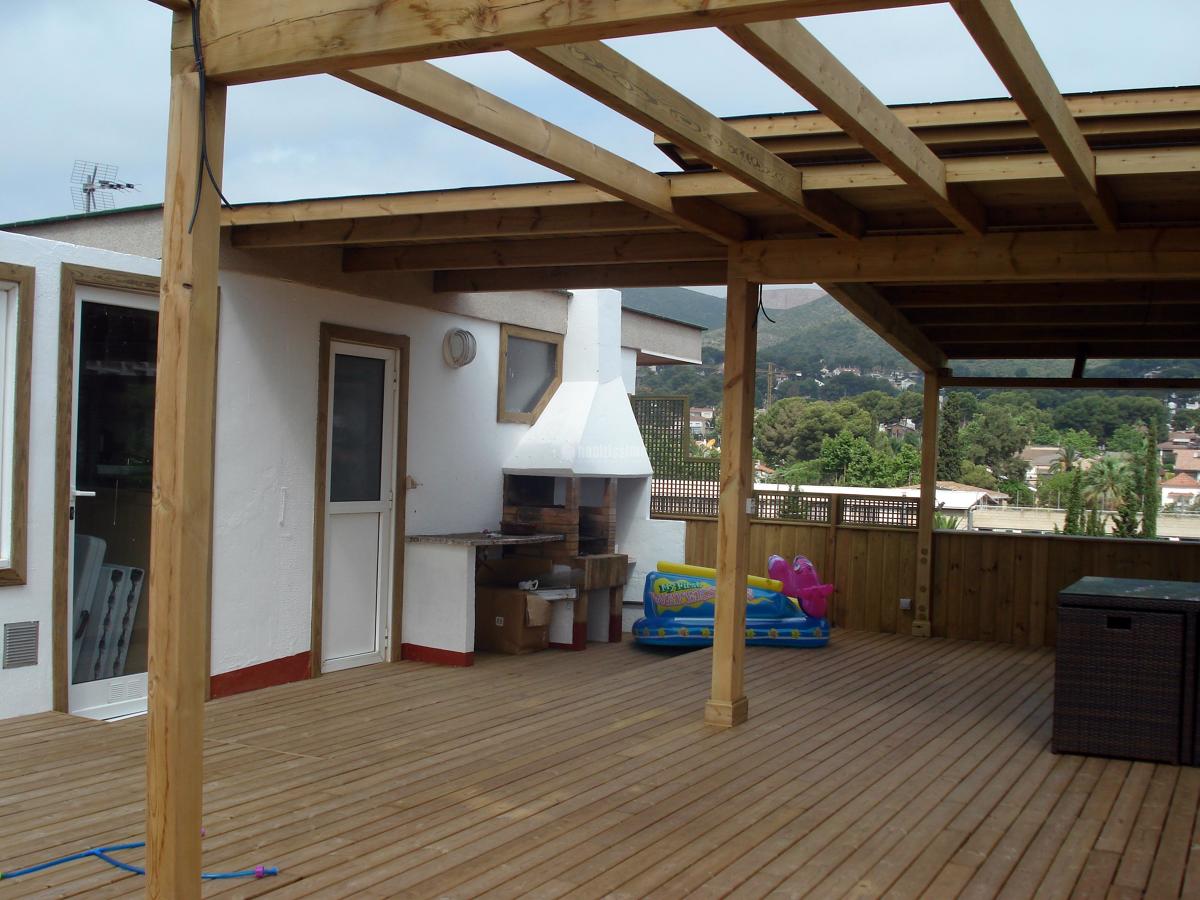 Tarima exterior de madera