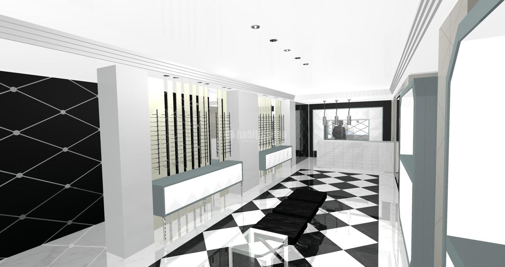 Interiorismo ópticas Muñoz Alcalá de Henares