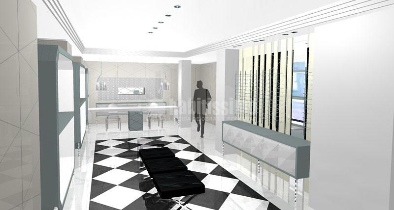 Interiorismo ópticas Muñoz Alcalá de Henares