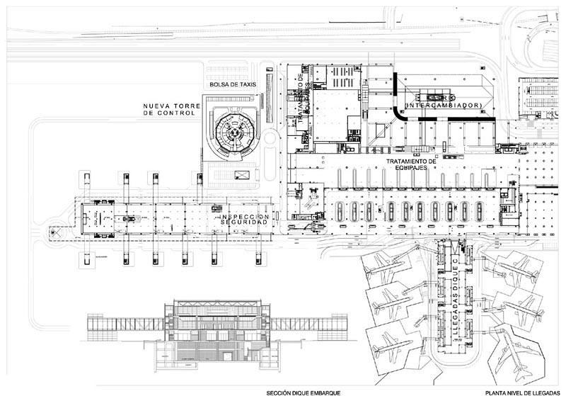 Proyecto Constructivo del Nuevo Área Terminal, Urbanización y Accesos al Aeropuerto de Málaga.
