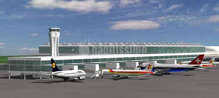 Proyecto Constructivo del Nuevo Área Terminal, Urbanización y Accesos al Aeropuerto de Málaga.