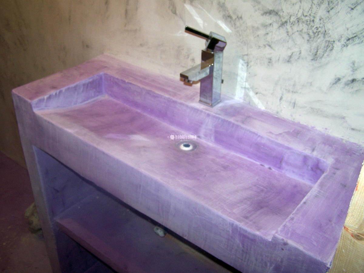 Revestimiento baño en microcemento