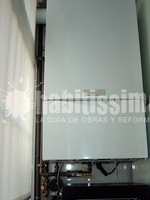 Instalación de caldera, descalcificador y osmosis inversa