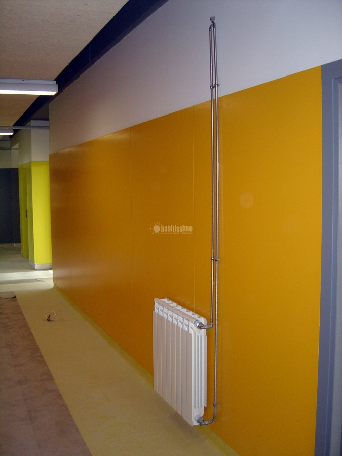 Calefacción y agua caliente en un colegio