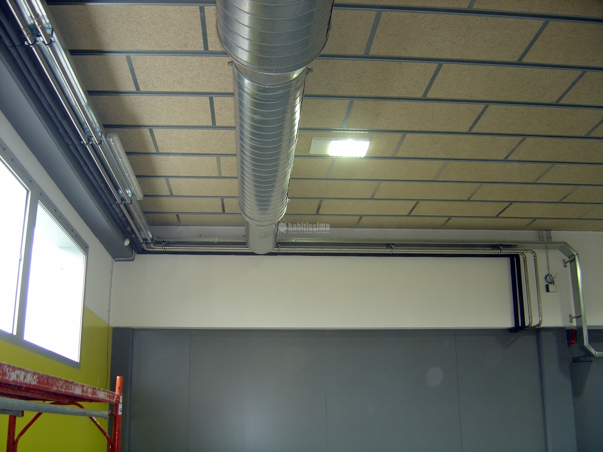 Calefacción y agua caliente en un colegio