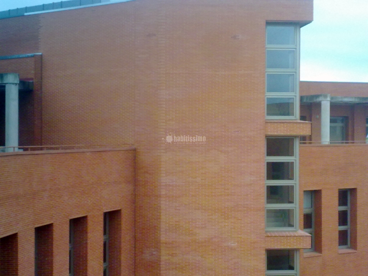 Colocación de ladrillo visto