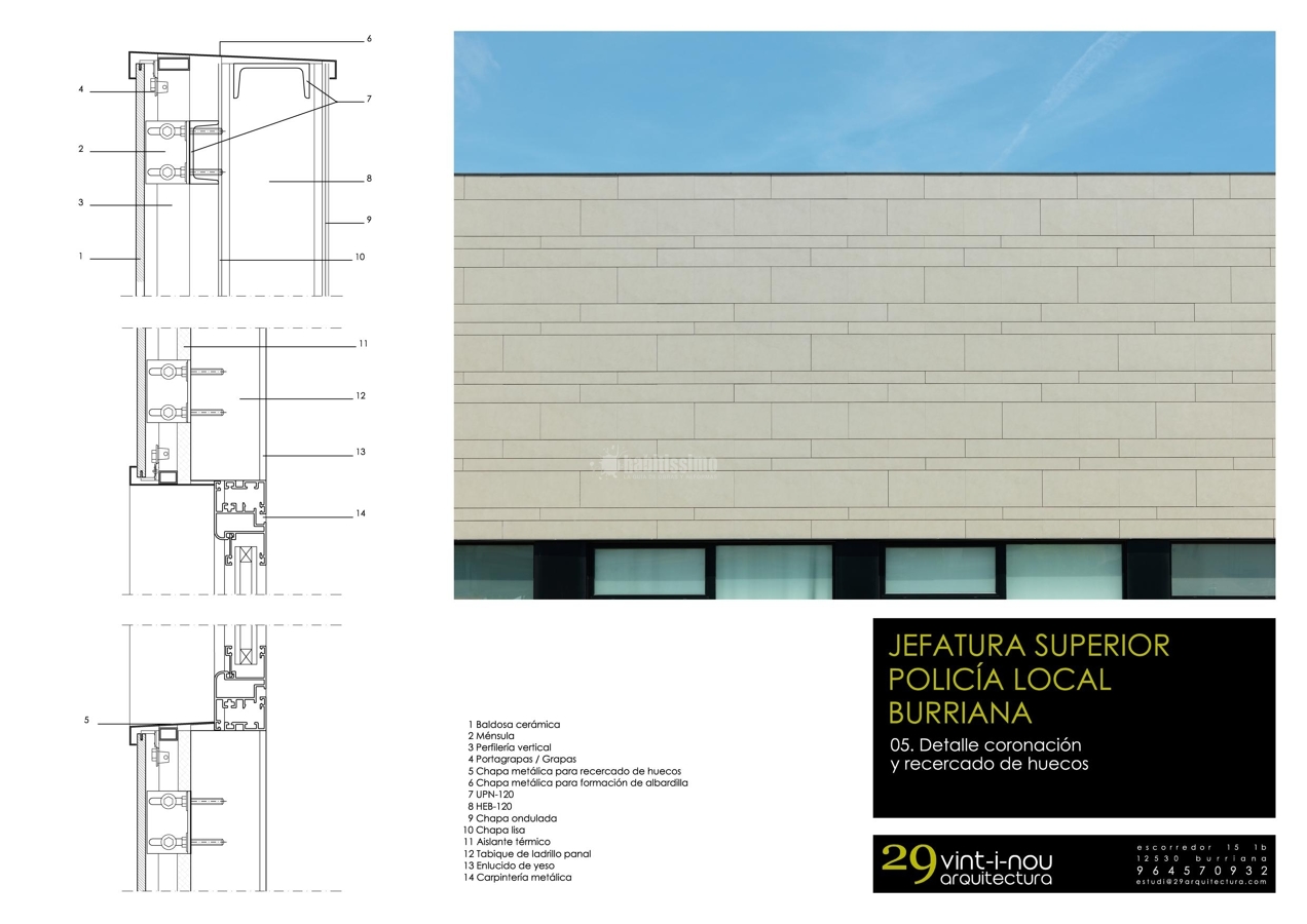 Jefatura Superior Policia Local Burriana. Premios Cerámica de Arquitectura Ascer 2010