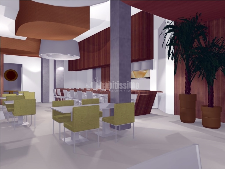 Decoración de nueva cafetería en Almería