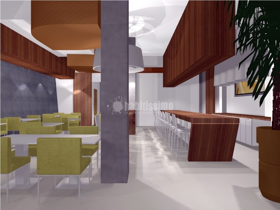 Decoración de nueva cafetería en Almería