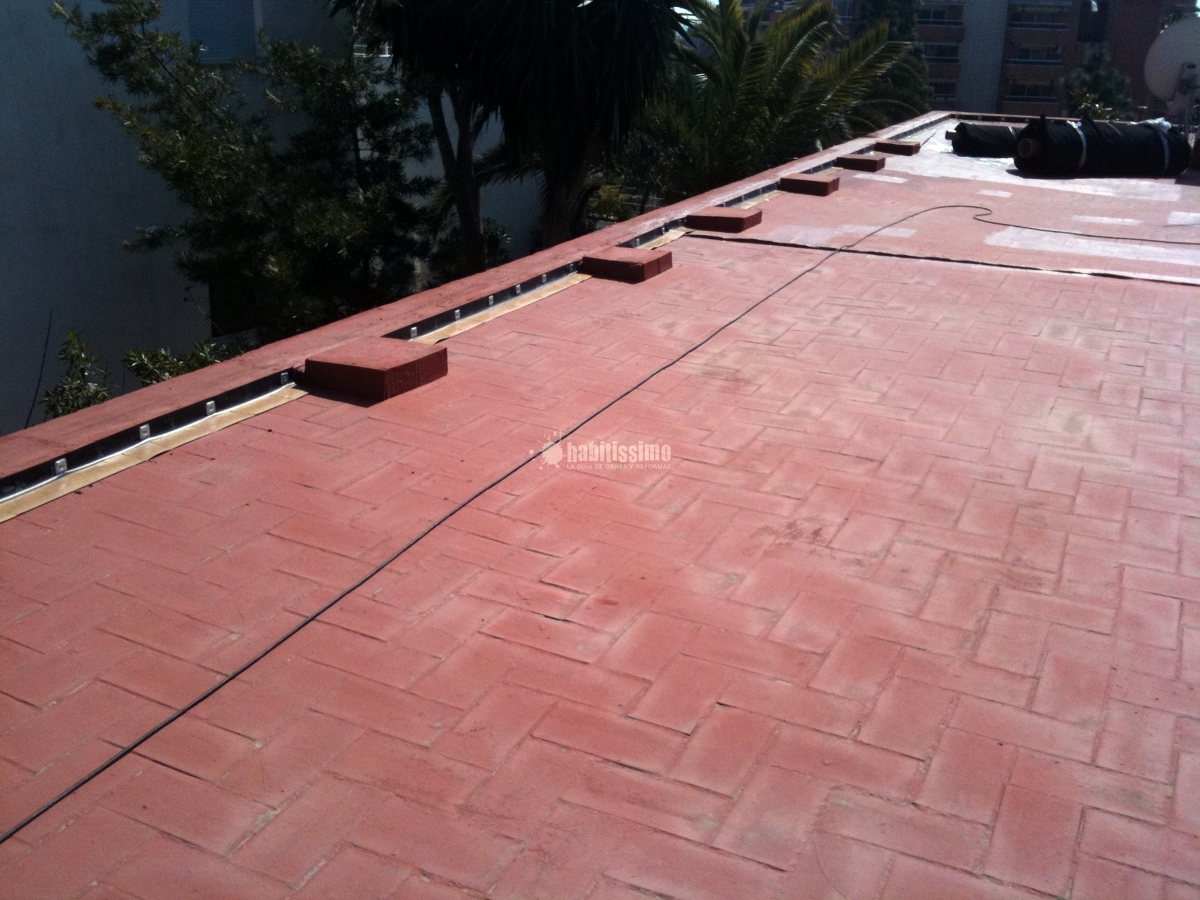 Impermeabilización de cubierta no transitable