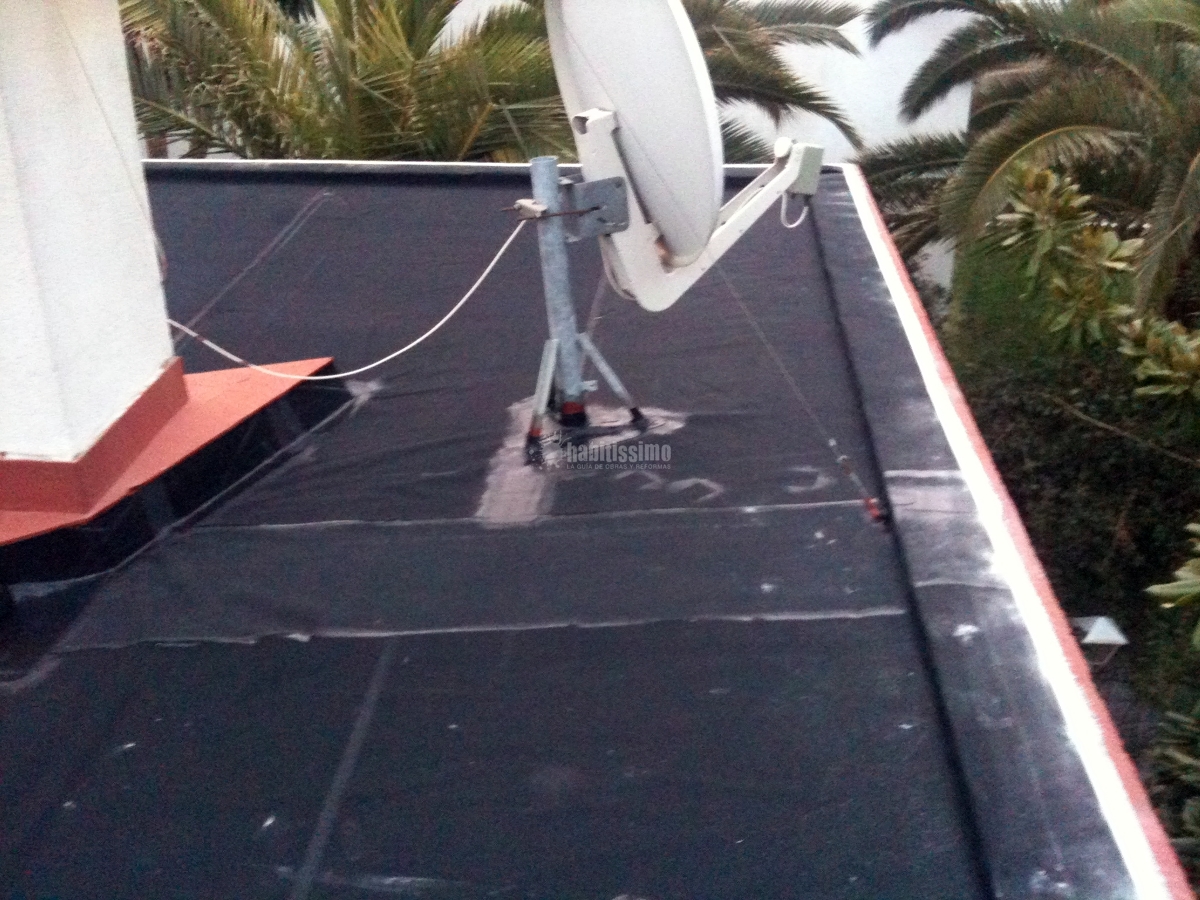 Impermeabilización de cubierta no transitable