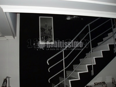Decoración tiro de escalera