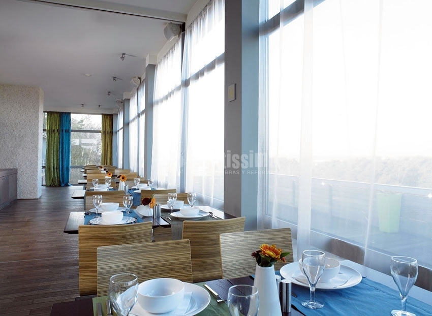 Renovación cortinas en hotel