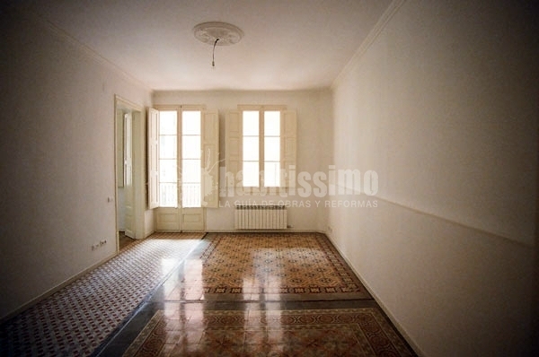 Partición y reforma de piso